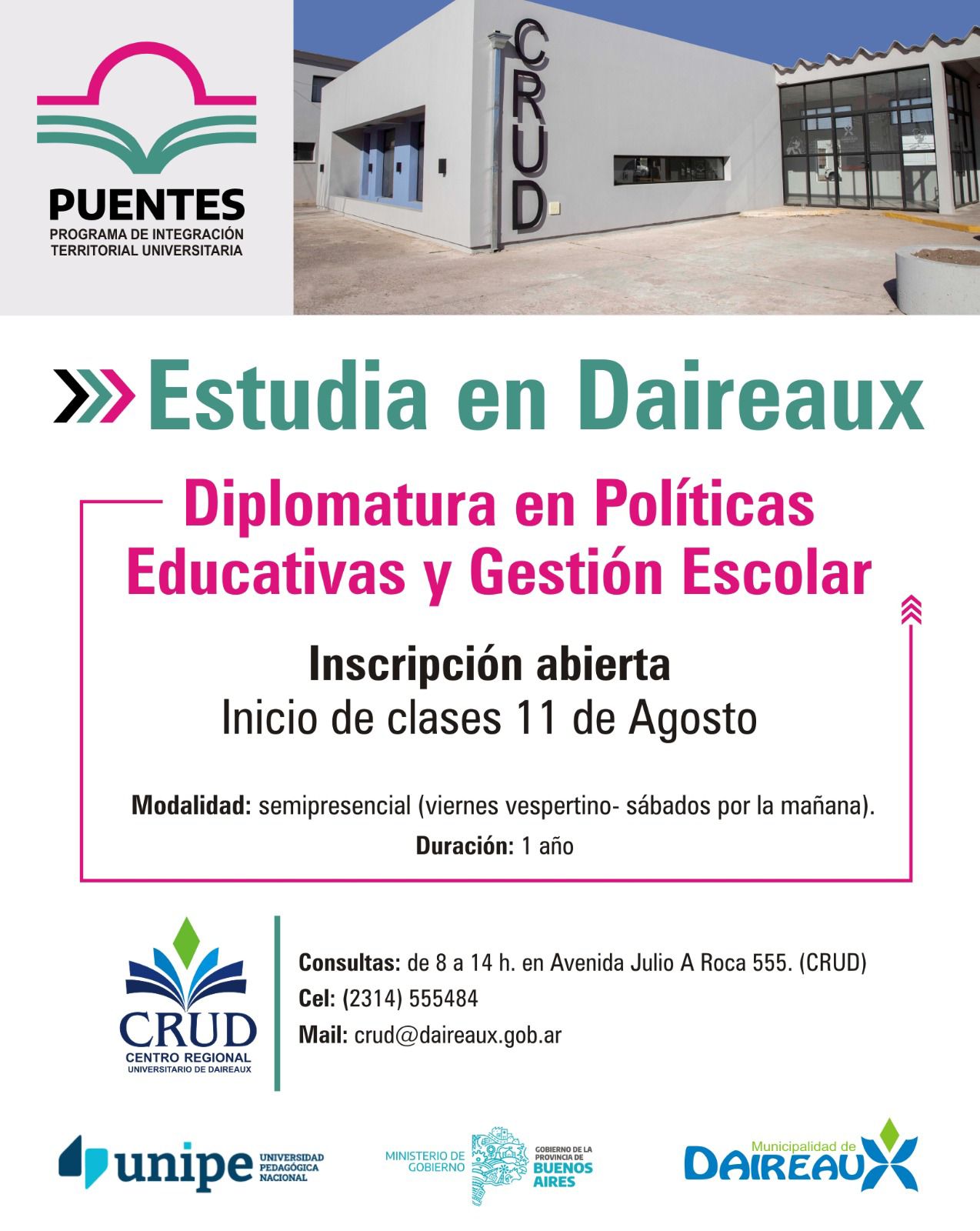 Estudia en Daireaux