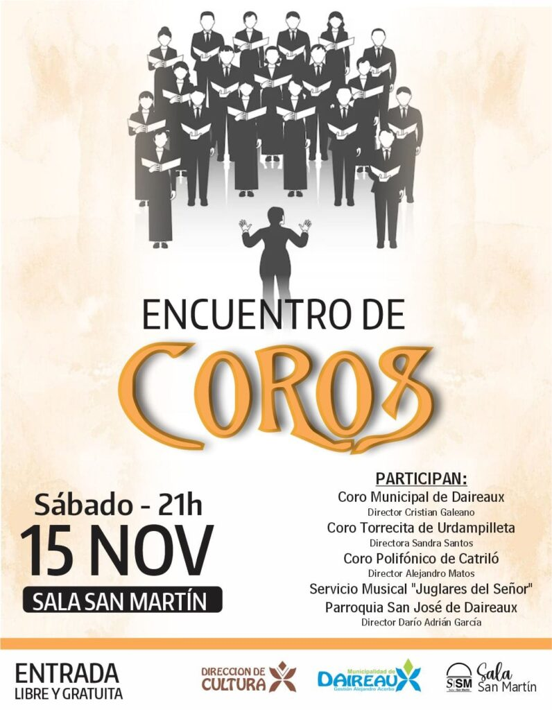 ENCUENTRO DE COROS EN LA SALA SAN MARTÍN