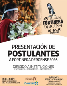 PRESENTACIÓN DE POSTULANTES A FORTINERA DEROENSE 2026