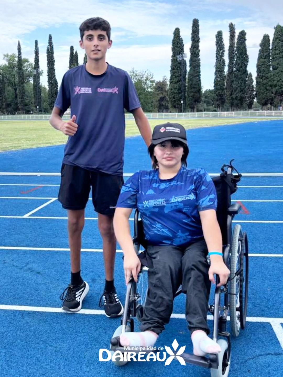 CATALINA TRONCOSO Y ALEXANDER JEWSTUZYK CONCENTRAN CON LA SELECCIÓN JUVENIL DE PARA ATLETISMO